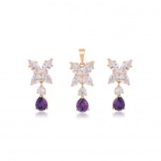 Apzeltīts rotaslietu komplekts ( bez ķēdītes)